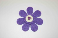 Ref 52    Broche flor con punto central