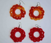 Ref 022   Pendientes de ganchillo en diversos modelos