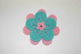Ref 61    Broche flor en tonos cálidos