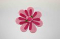 Ref 39   Broche flor en tonos rosas