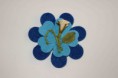 Ref 20   Broche flor con detalle central en flor