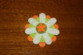 Ref 25    Broche flor en tonos cálidos