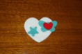 Ref 26    Broche corazón cielo, amor y mariposa