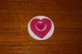 Ref 35     Broche redondo corazón