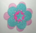 Ref 034 Broche flor en tonos veraniegos